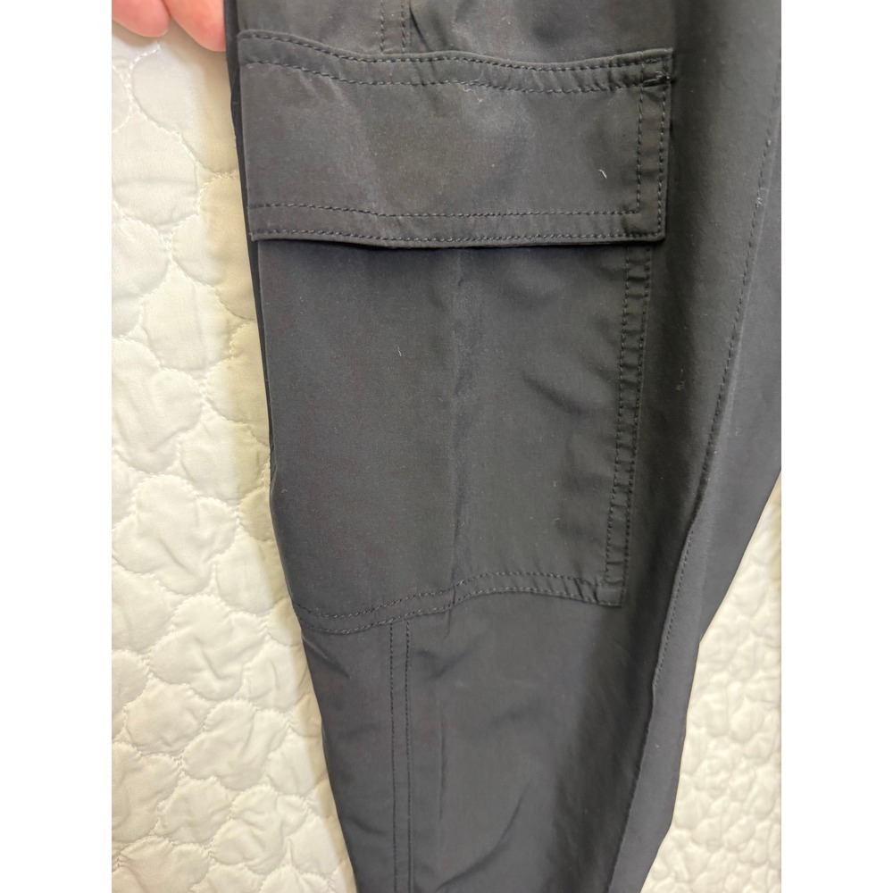 Athleta Black Vienna Cargo Pants – Size 6 – Pull-On Stretch Travel Pants - Picture 7 of 11